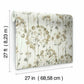 Flourish Taupe Metallic Wallpaper