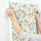 Flourish Taupe Metallic Wallpaper