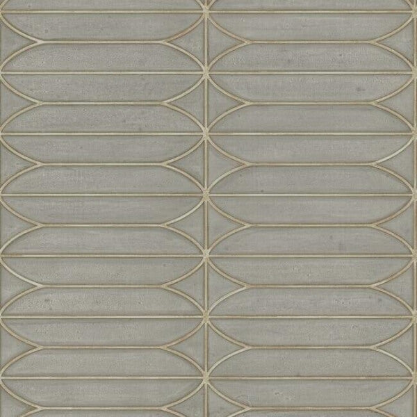 Warm Grey Pavilion Wallpaper