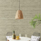 Grasscloth Blue Wallpaper