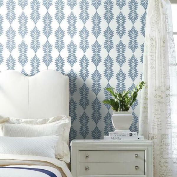 Broadsands Botanica Blue Wallpaper