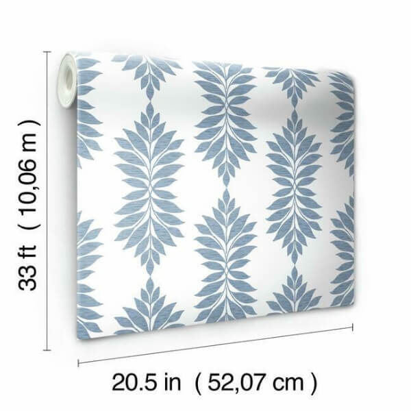 Broadsands Botanica Blue Wallpaper