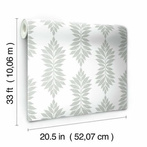 Broadsands Botanica Light Grey Wallpaper