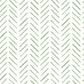 Painted Herringbone Green Wallpaper