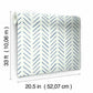 Painted Herringbone Navy Wallpaper