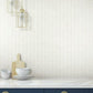 Painted Herringbone Off White Wallpaper