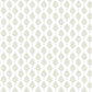 French Scallop Off White Wallpaper