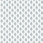 French Scallop Blue Wallpaper
