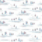 Full Sails Blue & Red Wallpaper
