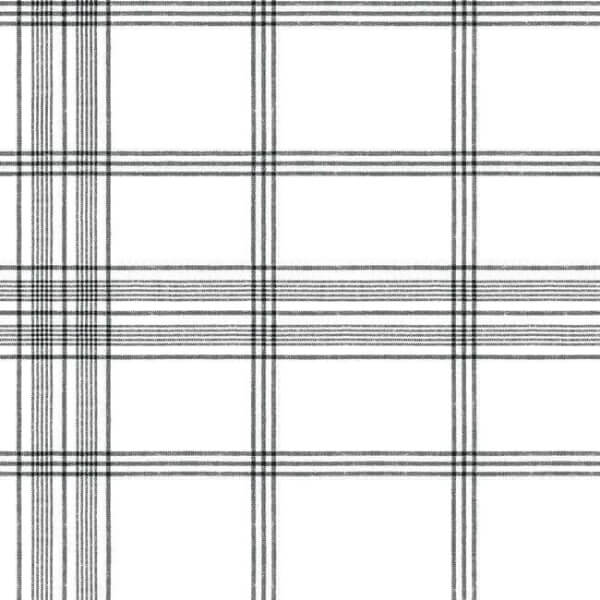 Charter Plaid Black Wallpaper