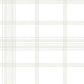 Charter Plaid Off White Wallpaper