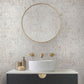 Cork White & Black Wallpaper