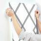 Ribbon Stripe Trellis White & Black Wallpaper