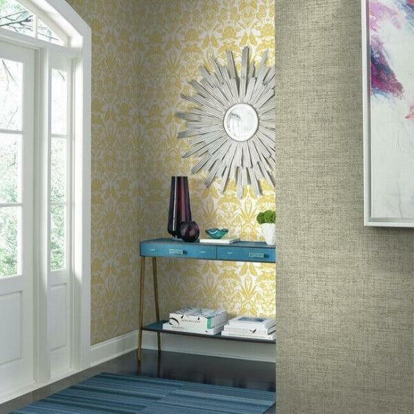 Papyrus Weave Beige Wallpaper