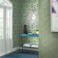 Papyrus Weave Green Wallpaper