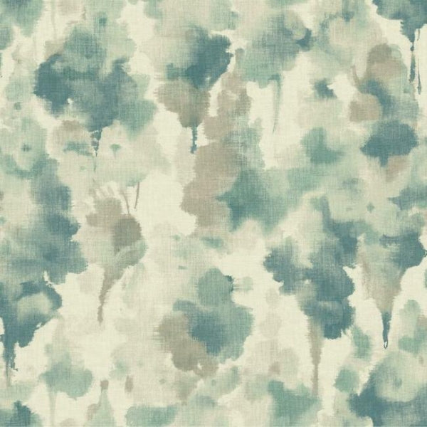 Mirage Off White & Dark Blue Wallpaper