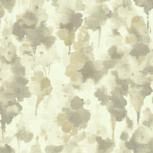 Mirage Dark Taupe & Gold Wallpaper