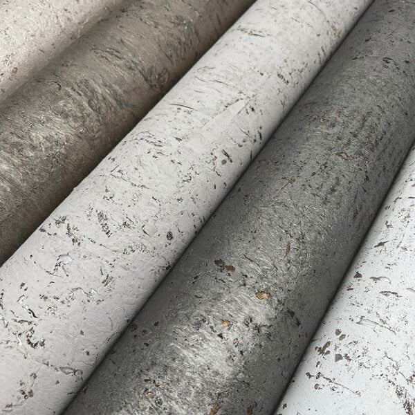 Cork Gold & Silver Metallic Wallpaper