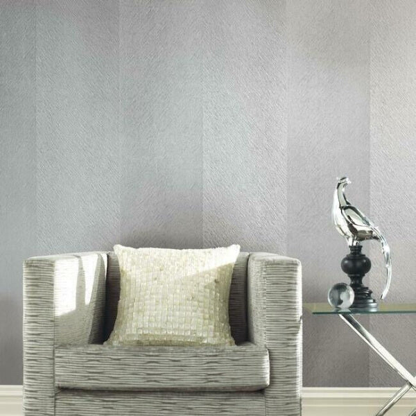 Etched Chevron Grey Wallpaper