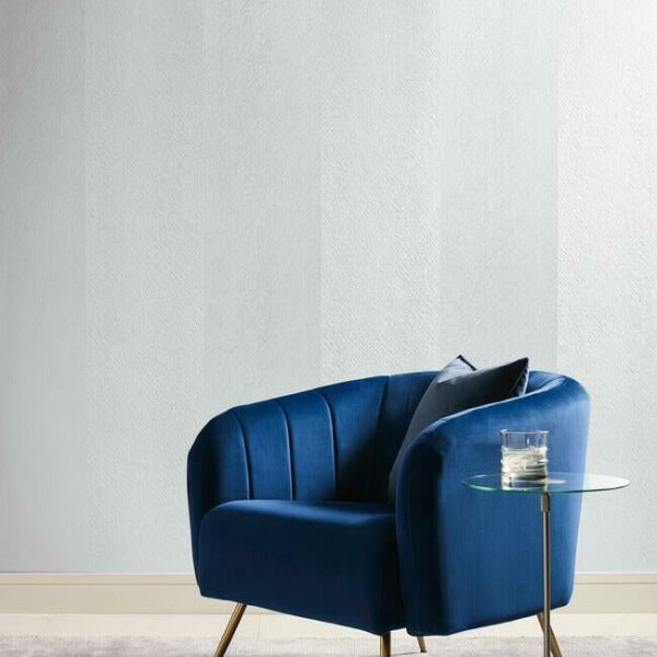Etched Chevron White Wallpaper