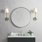 Elemental Thread White & Silver Wallpaper