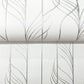 Elemental Thread White & Silver Wallpaper