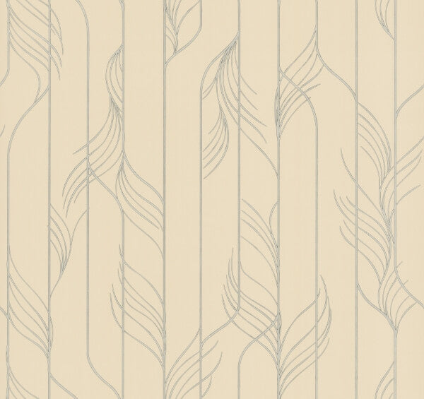 Elemental Thread Neutral Pearl & Silver Wallpaper