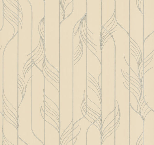 Elemental Thread Neutral Pearl & Silver Wallpaper
