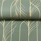 Elemental Thread Green & Gold Wallpaper