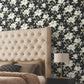 Garden Jewels Black Wallpaper