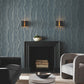 Mineral Shimmer Denim & Gold Wallpaper