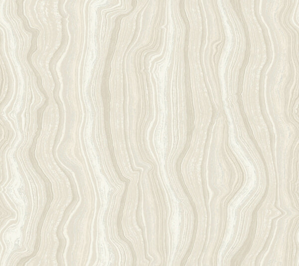 Mineral Shimmer White & Pearl Wallpaper