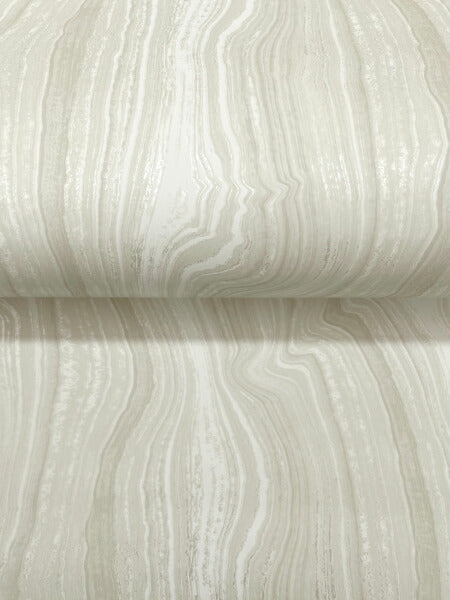 Mineral Shimmer White & Pearl Wallpaper