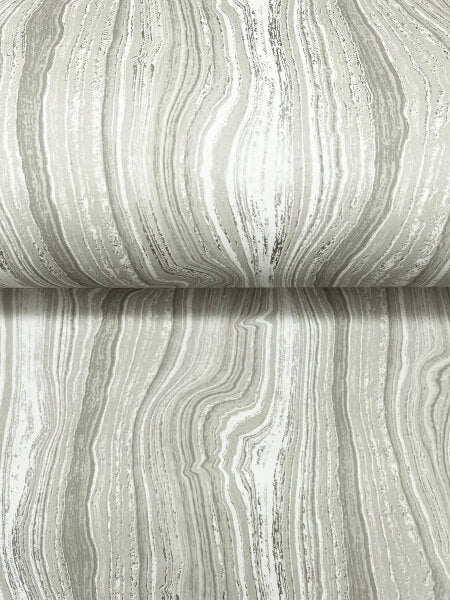 Mineral Shimmer Gray & Pearl Wallpaper