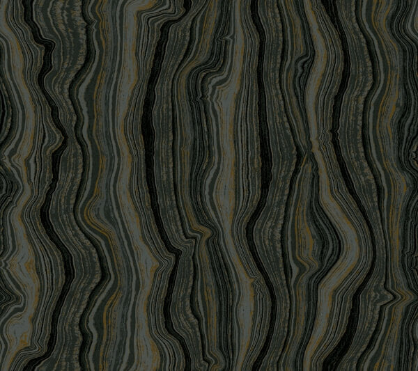 Mineral Shimmer Black & Gold Wallpaper