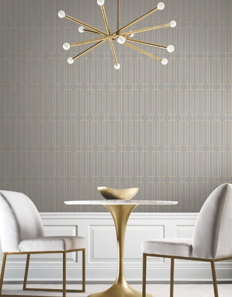 Terrace Taupe Wallpaper