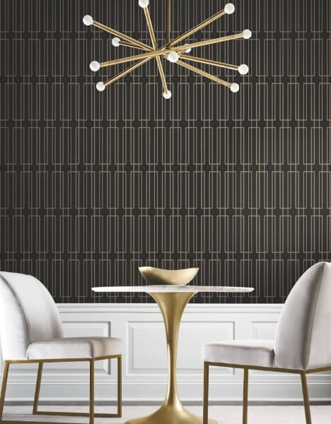 Terrace Black Wallpaper