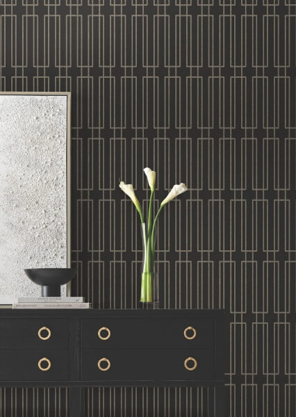 Terrace Black Wallpaper