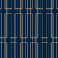 Terrace Navy Wallpaper