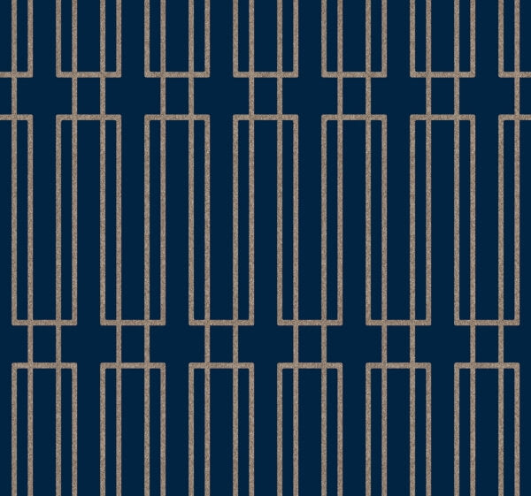 Terrace Navy Wallpaper