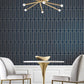 Terrace Navy Wallpaper