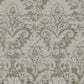 Velvet Crush Damask Taupe & Gold Wallpaper