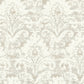 Velvet Crush Damask Cream & Pearl Wallpaper
