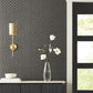 Uptown Glam Black & Gold Wallpaper