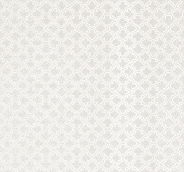 Uptown Glam White Wallpaper