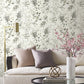 Spring Whispers Charcoal Wallpaper