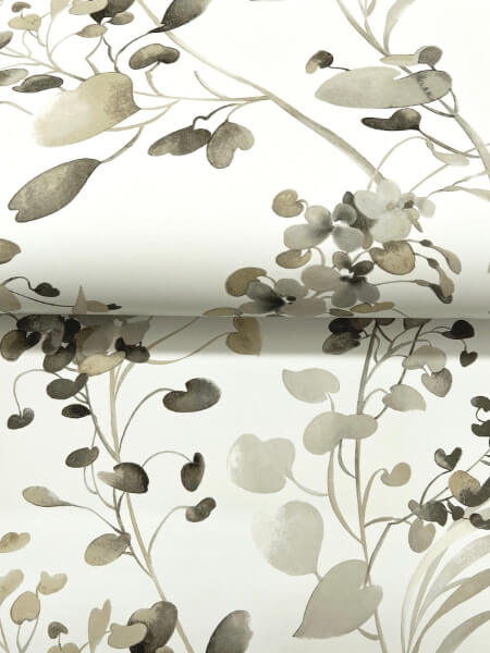 Spring Whispers Charcoal Wallpaper