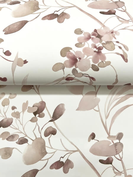 Spring Whispers Soft Blush Wallpaper