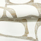 Craftsman Geometric White & Gold Wallpaper