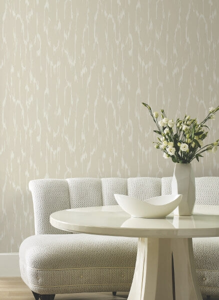 Flowing Taupe Wallpaper